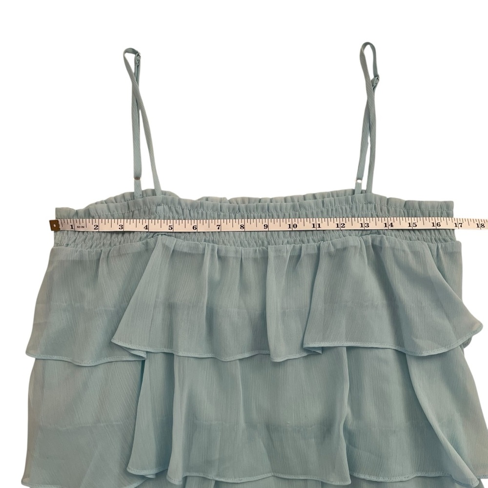 Lovers + Friends Light Blue Ruffle Mini Dress - Picture 14 of 14